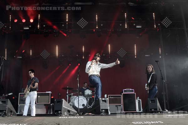 THE VACCINES - 2015-06-27 - PARIS - Hippodrome de Longchamp - Justin Hayward-Young - Peter Gareth Christopher Robertson - Árni Árnason - Freddie Cowan